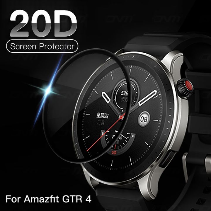 Amazfit GTR 4 Full Glue Curved Clear Flexible Tempered Glass