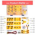 (GGBR) Electric Kids Toy Basic Circuit Electricity Learning Kit Physics Teaching Aids Education DIY Assembly Experiment. 