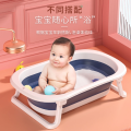 Foldable Soft Baby Bathtub Set With Adjustable Pillow. 