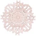 NAMUNY 2 Pcs Rubber Wood Carved Applique Vintage Furniture , No. A & No.H. 