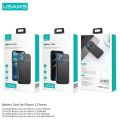 USAMS Battery Charger Back Case For Iphone 12 pro max. 