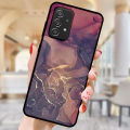 DIY Phone Case For Xiaomi Poco C51 C65 Redmi 13C 13T Note 12S 12R 13 14 12 Pro Plus 5G Marble Texture Granite Photo Black Cover. 