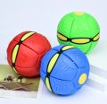 UFO Magic Flying Soccer Ball Deformation Magic Ball UFO Football Flat Throw Disc - Football For Kids |. 