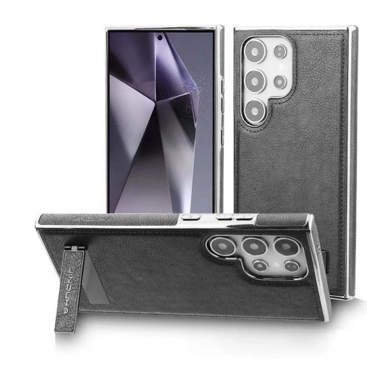 Linman%20Jinduka%20Leather%20Case%20Cover%20Special%20for%20Samsung%20S23%20Ultra%20(Brown)%20-%20Image%205