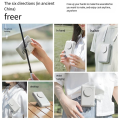Rechargeable Portable Fan with Waist Clip and Neck Hanging Design, C. 