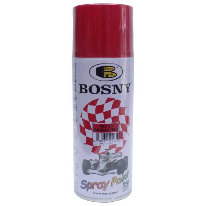 Bosny Spray Paint, 300g, Signal Red