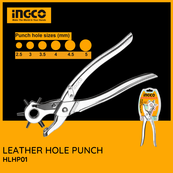 Ingco Brand New Leather Hole Punch HLHP01