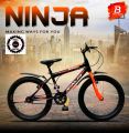 NINJA 20" Inches Double Disc Brakes with Suspension Cycle. 