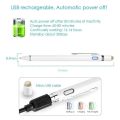 Stylus Rechargeable Digital Pen with Cloth Tip Active Capacitive Pen Stylus for Ios/Android/Phone///. 