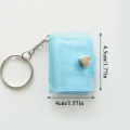 1/2 Inch Photo Album PVC Sequins Transparent Sticker Name Card Holder Portable 16 Pockets Photo Holder Business Card Bag. 