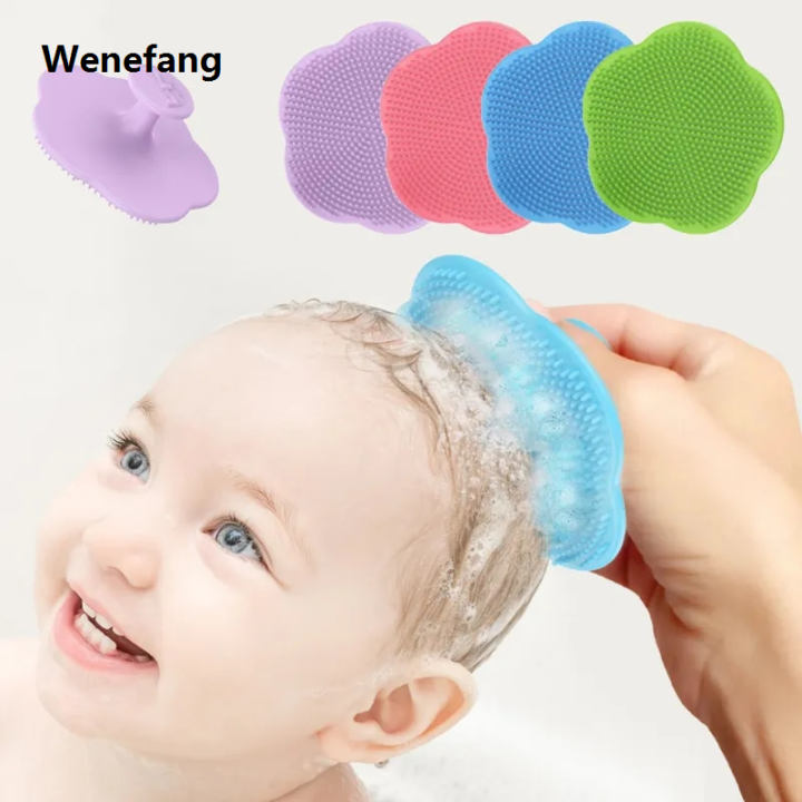 Wenefang%201Pc%20Baby%20Bath%20Brush%20Cute%20Infant%20Fetal%20Head%20Fat%20Cleaning%20Silicone%20Brush%20Newborn%20Soft%20Hair%20Comb%20Head%20Massager%20Baby%20Care%20Accessorie%20-%20Image%203