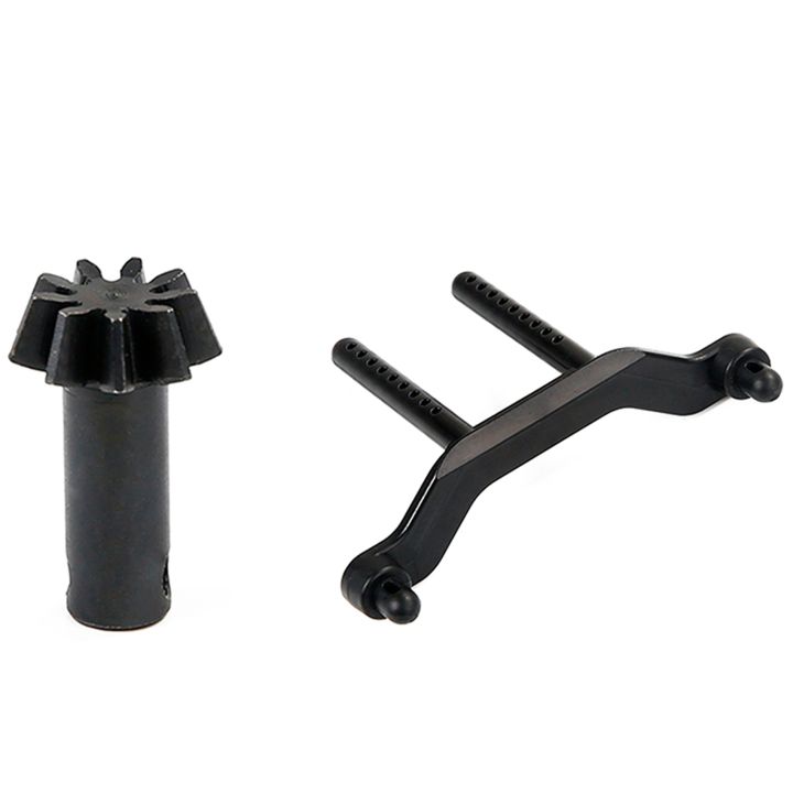 NAMUNY 2 Pcs RC Car Part: 1 Pcs Drive Bevel Ggear 9T & 1 Pcs Plastic Shell Bracket