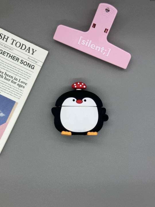 QiyuanshopAffordable%20iPhone%20earphone%20case%20for%20AirPods%20pro%20cartoon%20case%20online%20auction%20ping%20pong%20racket%20Xiaoxin%20crayon%20penguin%204/3/2/1%20-%20Image%203