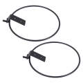 2 Pack Foldable Ball Holder Wall Mounted,Sports Ball Display Rack for Basketball Volleyball Rugby Soccer Football. 