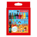 Stabilo Jumbo Yippy Wax Crayons 8 Colors. 