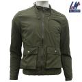 KILOMETER Army Green Solid Multi Pockets Jacket For Men - KM705. 