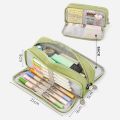 Pencil Case Large Capacity Pencil Pouch Box Stationery Zipper Pocket. 