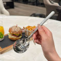 Korean Stainless Steel Thickening Spoon Creative Long Handle Hotel Hot Pot Spoon. 