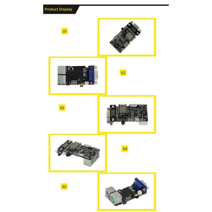 OUMERY FabGL VGA32 VGA ESP32 PSRAM Module V1.4 Controller PS/2 Mouse ...