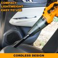 Cordless Portable High Power For Quick Cleaning Mini Auto Vacuum Cleaners. 