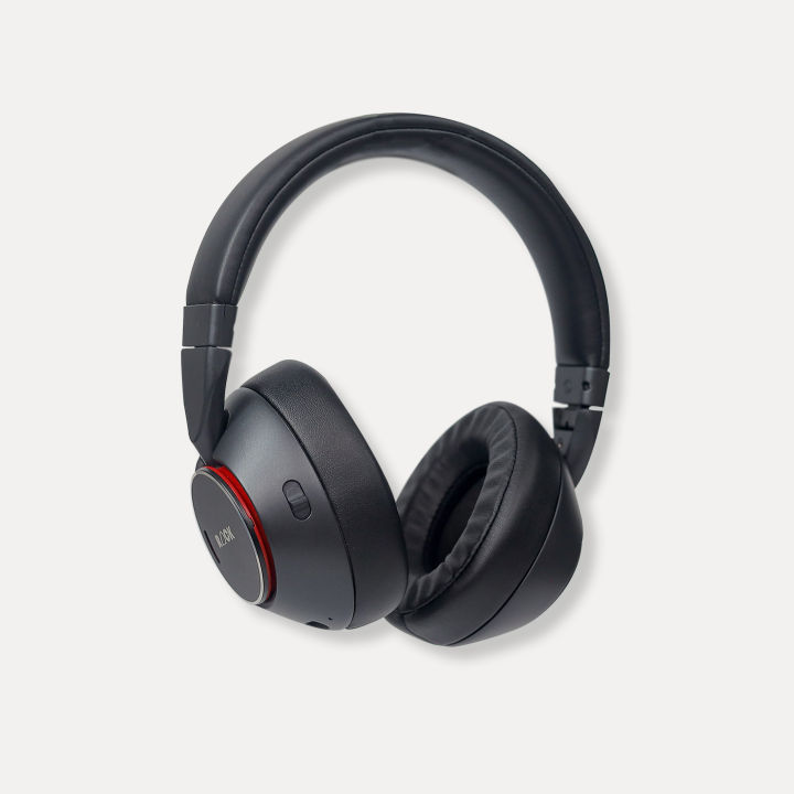 Rock Vibe Wireless Headphone With Mic l Active Noise Cancelling Black