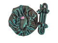 Silk Bonnet Heatless Curls Hair Accessory. 