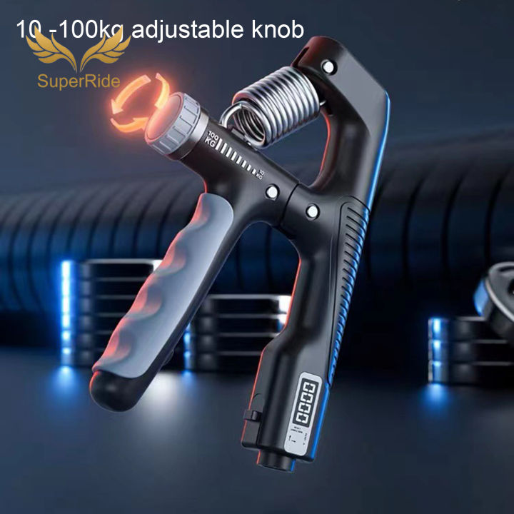 SuperRide%20Hand%20Grip%20Strengthener%20Electronic%20Digital%20Display%20Countable%2010-100KG%20Adjustable%20Resistance%20Arm%20Muscle%20Training%20Heavy%20Duty%20Men%20Women%20Hand%20Mu%20-%20Image%205