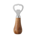 OYPFXMI Stainless Steel Beer Bottle Opener with Wood Handle, Kitchen Tools, Anniversary Wedding Gift Silver. 