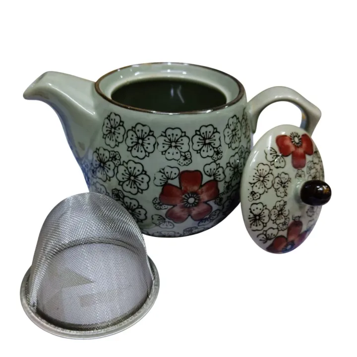 500ml%20Flower%20Printed%20Ceramic%20Teapot%20with%20Stainless%20Steel%20Strainer%20-%20Image%204