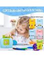 Audible Toddler Flash Card Educational Toys 112 Double-Sided Flashcard. 