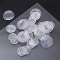 10pcs Coffee Table Glass Non-slip Adhesive Cushion Sheet Mahogany Furniture Non-slip Adhesive Particles Suction Pads. 