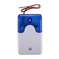 JAERBEE Mini Wired Strobe Warning Siren Dc 12V Sound Alarm Flashing Light Sound Siren Horn Home Security Alarm System 115Db Blue. 