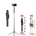 Jmary KT-239 Telescopic Phone Selfie Stick Tripod With 360° Free Rotation Angle. 