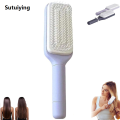Sutuiying Rotatable Self Cleaning Hair Brush Telescopic Massage Airbag Combs Original Retractable Bristle Hair Brush Anti-Static Sclap Massage Comb. 
