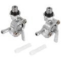 NAMUNY 2X Universal Gasoline Faucet Gasoline Switch for Generator Gasmotor Fuel Tanks. 