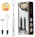 Milk Frother Handheld for Coffee, Electric Hand Foamer Blender for Drink Mixer. 