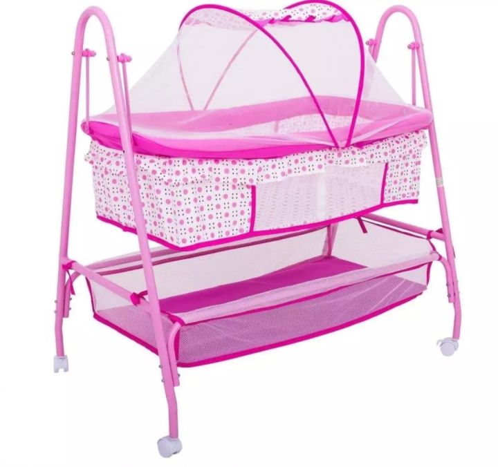 Baby Cradle Swing With Mosquito Net