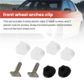 8pc Front Wheel Arch Trim Clips Plastic Metal Screw Nut Set For Corsa C. 