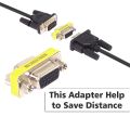 VGA Female to Female (15 Pin) Gender Changer Mini Adaptor Connector Converter. 