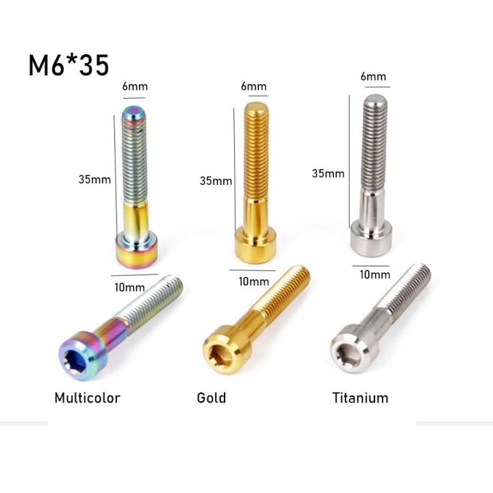 1pc%2030/35/40mm%20Cap%20Ti%20Screws%20Bikes%20Accessories%20M6%20Titanium%20Bolts%20Bicycle%20Headset%20Fixing%20Stem%20Top%20Bikes%20Fastening%20-%20Image%203