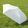 Portable Folding Ultra-Light Sun Umbrella Lightweight Solid Color Pocket Sunscreen Umbrella UV Protection Carbon Fiber Framework Sun Rain Dual Use Umbrella Outdoor. 
