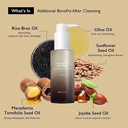 Haruharu Wonder Black Rice Moisture Deep Cleansing Oil 150Ml By Dream Skin Nepal