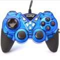 USB-908 Double Controller USB 2.0 Gamepad Cable 1.5m with Turbo Auto Mode Rubberized Grip for Windows PC Xinput. 