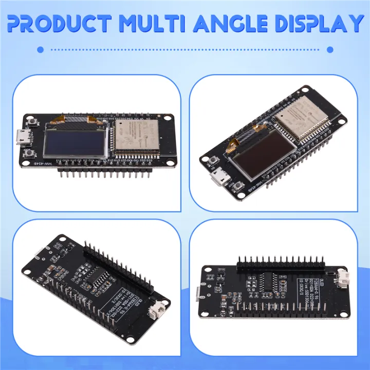 ESP32 ESP-WROOM-32 WIFI Development Board Module CH340 with 0.96 OLED ...