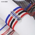 DISICHEN Original New Prayer Hand of Fatima Evil Eye Braiding Bracelet Red Black Blue Color Nylon Thread Lucky Couple Bracelet Jewelry Men Women. 