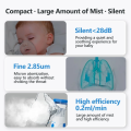 Prime Picks Premium Nebulizer | Portable Ultrasonic Rechargeable Mesh Nebulizer Machine | Cool Mist Inhaler for Kids & Adults | Handheld Quiet Nebulizer for Asthma COPD Travel Use (Battery Not Included). 