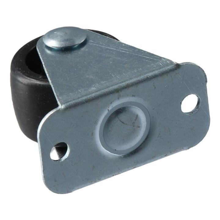 4Pcs%20Low%20Profile%20Black%20Rubber%20Caster%20Wheels%20Small%20Trolley%20Wheels%201''%20Fixed%20Castors%20Workbench%20-%20Image%208