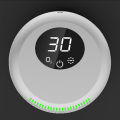 Car Ionizer Air Purifier Air Freshener PM2.5 Dust Smoke Cleaner White. 
