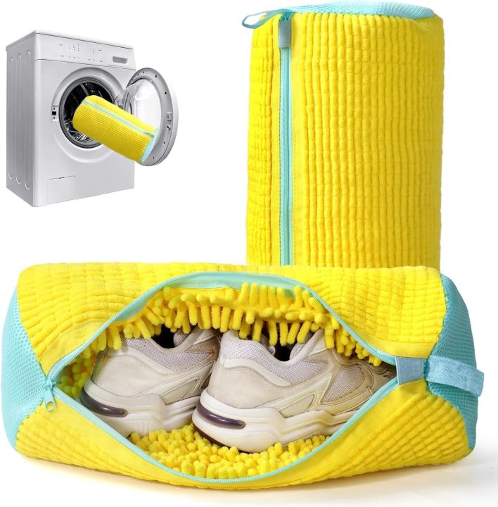 Shoe%20Cover%20Laundry%20Bag%20for%20Washing%20Machine,%20Reusable%20Shoe%20Bag%20with%20Zipper%20for%20Washer,%20Microfiber%20Protective%20Pouch%20for%20Machine%20Wash,%20Prevents%20Damage%20and%20Noise,%20Fits%20All%20Shoe%20Sizes%20-%20Image%205