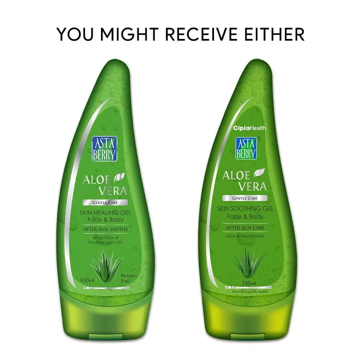 Astaberry Aloe Vera Gel for Skin Natural Aloe Vera Gel-100ml